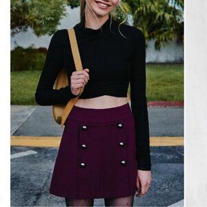 Urban Outfitters Pleated Button Panel Skirt 2